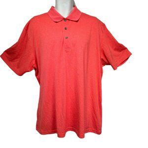 Grand Slam Orange Polyester Golf Men’s Polo Shirt Size XXL